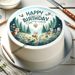 Woodland animal forest scene - Image 3