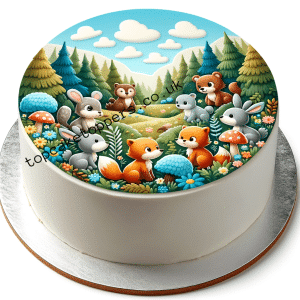 Woodland animal forest scene - Image 6