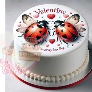 Love bug valentines cake Toppers - Image 9