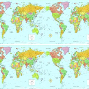 World map cake wrap. - Image 2