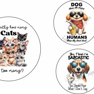 Funny sarcastic animal cake toppers - Image 3