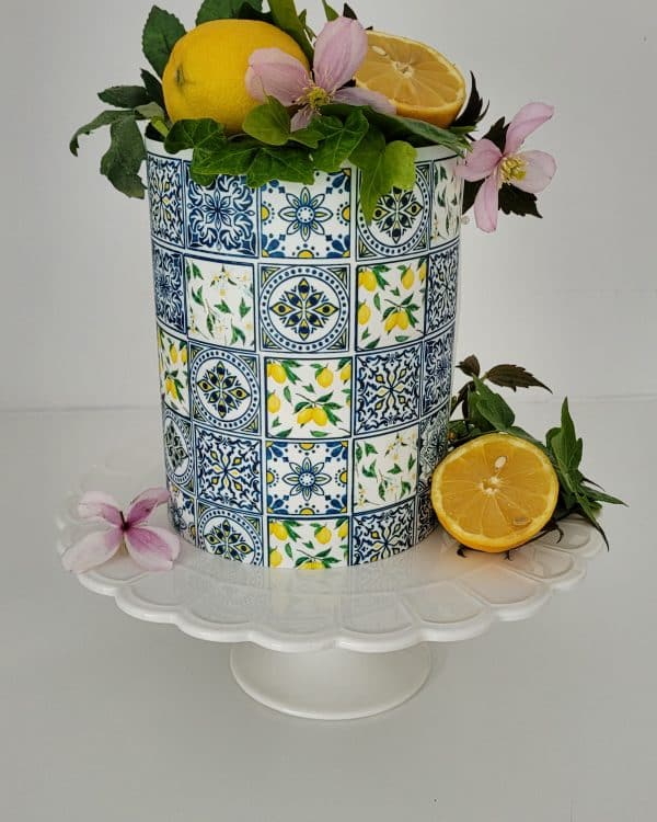 Mediterranean Tile cake wrap - Image 3