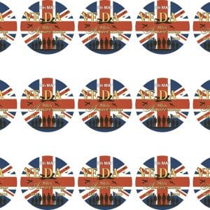VE Day cupcake toppers - Image 2
