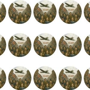 VE Day cupcake toppers - Image 4