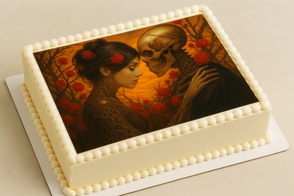 Gothic Romance cake topper - Image 2