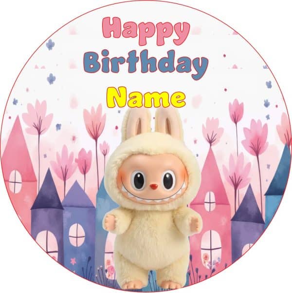 Labubu style cake topper - Image 3