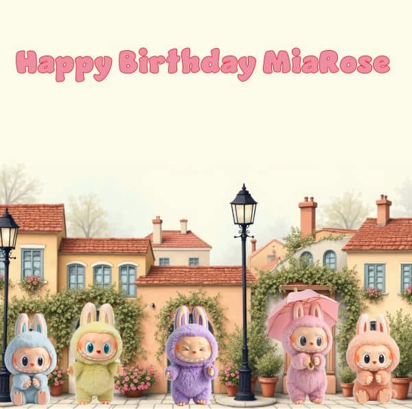 Labubu style cake topper - Image 2