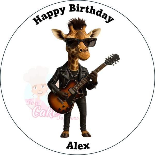 Cool Rocker Animal cake toppers - Image 6