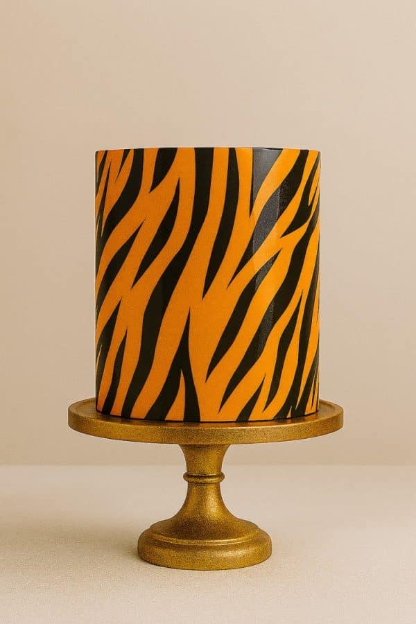Tiger skin cake topper - Image 2